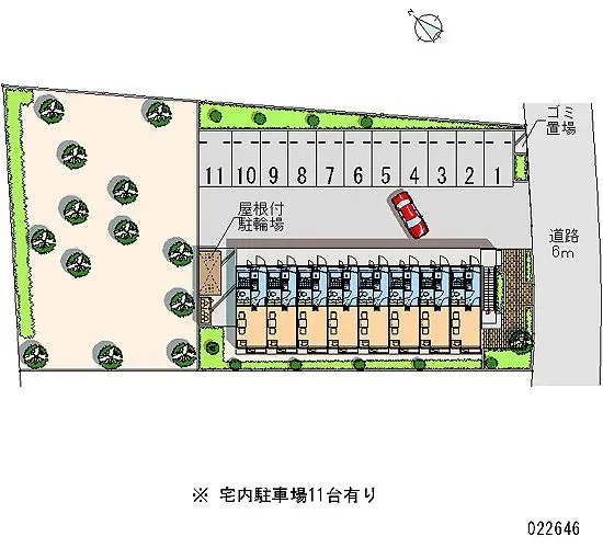 ★手数料０円★浜松市中区和合町　月極駐車場（LP）